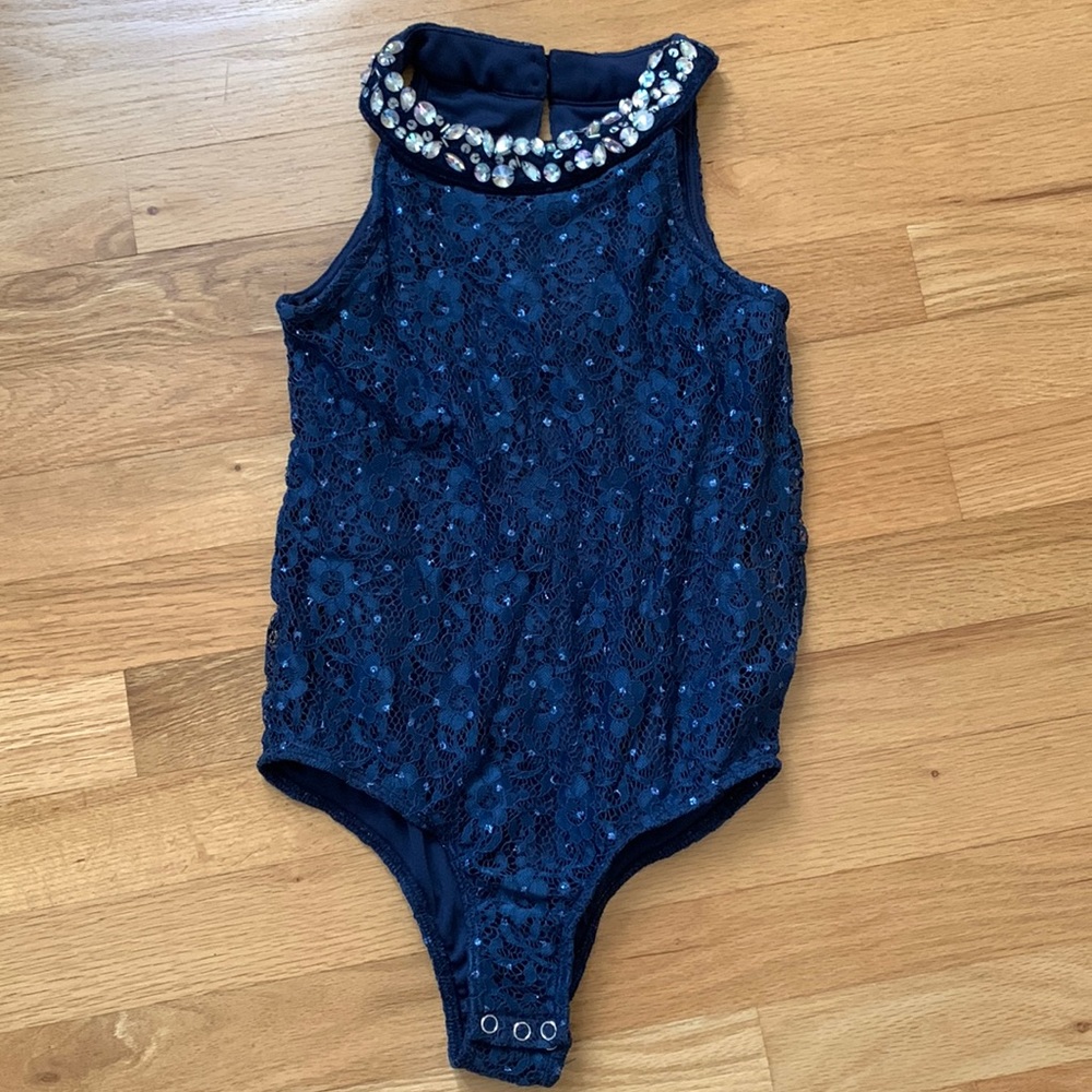Beautees glam lace bodysuit